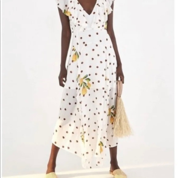 NEW Farm Rio Mixed Picnic Cashew Dot Maxi Dress, Medium M - Picture 10 of 10